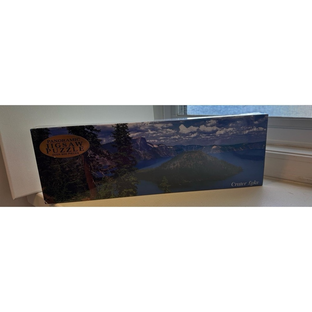 Crater Lake Panoramic 500 Piece Puzzle Oregon sealed